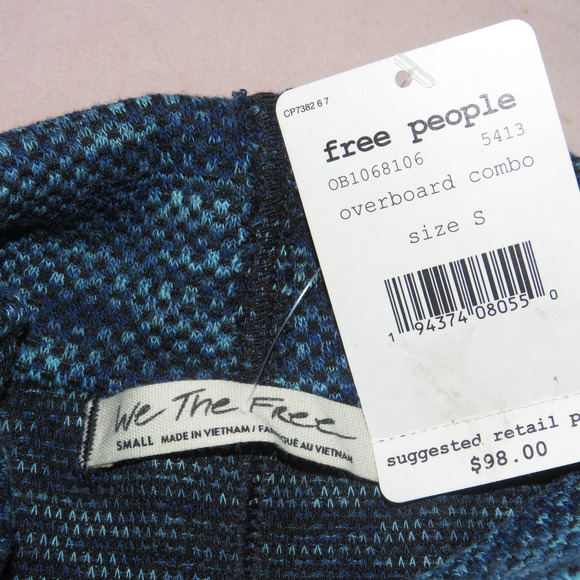 Free People Heathered Blue Sunny Days Turtleneck Sweater - Picture 10 of 12